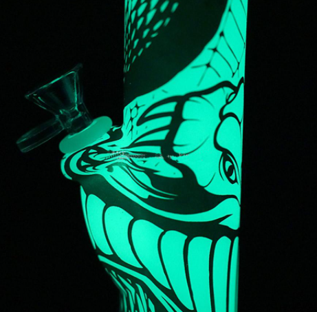 Bong With Glow in the Dark Dragon