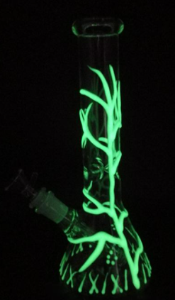 Tree Glass Bong - Glows In the Dark