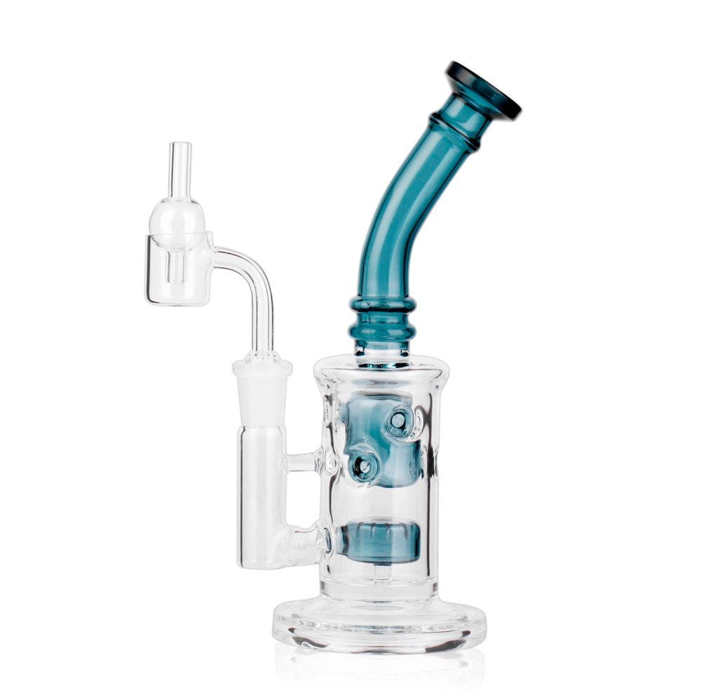 8.3inch Glass Honeycomb Bong Jet Perc Wax Dab Rig TORO Oil Rigs Smoking Pipe Fab Egg Bubblers Water Pipe with Quartz Banger