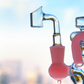 Pink Cute Girly Recycler Bong (Pink Dab Rig)