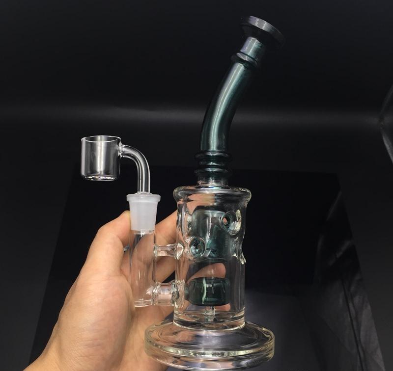 8.3inch Glass Honeycomb Bong Jet Perc Wax Dab Rig TORO Oil Rigs Smoking Pipe Fab Egg Bubblers Water Pipe with Quartz Banger