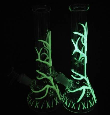 Tree Glass Bong - Glows In the Dark