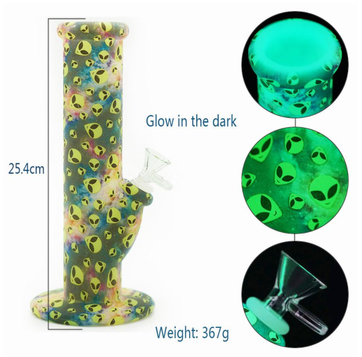 Glow in the Dark Alien Bong