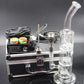 Newest E Digital Nail Kit with 6 in 1 Titanium/Quartz hybrid nail coil heater work with Barrel to fab Egg incycler bong