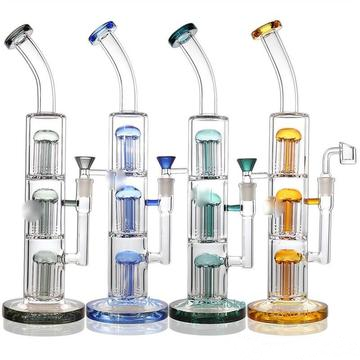 15.5 in Tall Tree Perc Glass Water Pipe