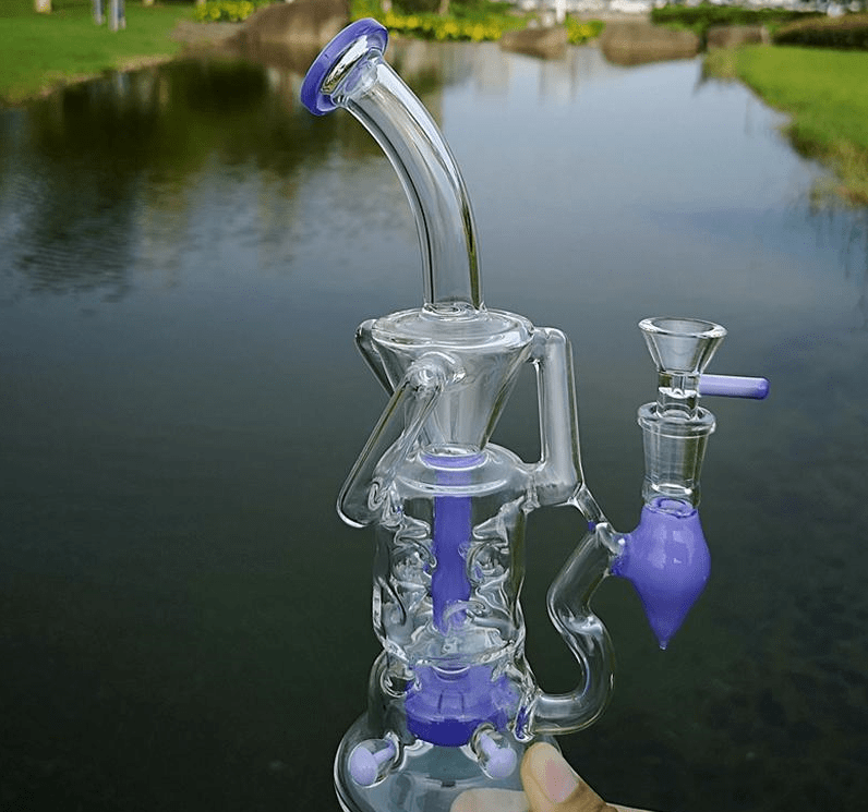 10" Small Girly Recycler bong