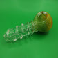 3.5" Yellow/Green/Red Spiral Glass Hand Pipe (Spoon)