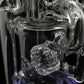 Scientific glass water pipes 12.5" tall bong 610g thinckness bongs with Multi-Chambers Perc recyclers 14.5 joint