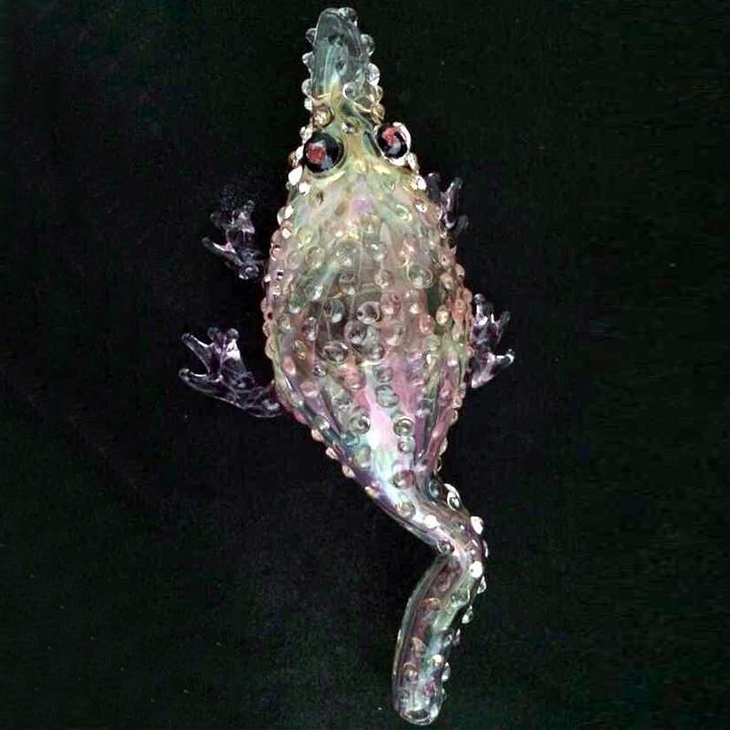 "Crazy Crocodile" Glass Pipes Cool Glass Smoking Pipe Pipes Smoking Pipes Hand Pipe for Smoking Tobacco Pipe 6.2'' inches Portable Pipes