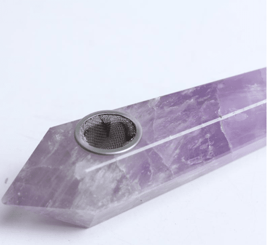 Amethyst Crystal Pipe
