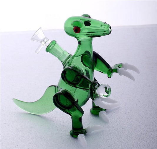Raptor Dinosaur Bong  3/4 View