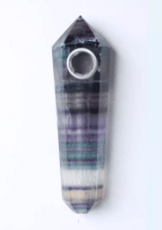 Fluorite Crystal Pipe